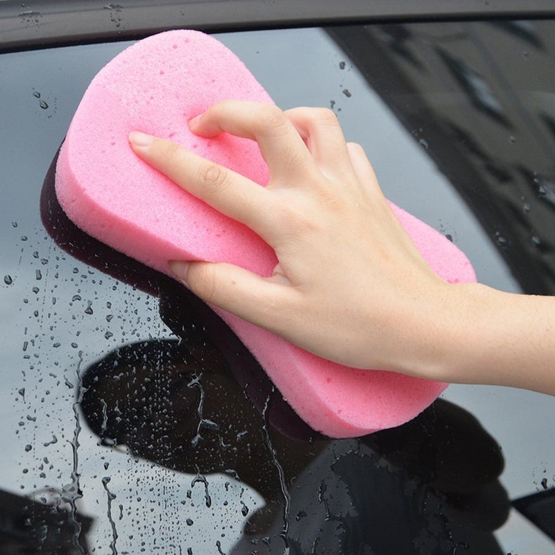 Lantee Large Sponges - Car Cleaning Supplies - Big 10 Pcs High Foam Cleaning Washing Sponge Pad for Car, Household Cleaning and Water Games - Image 4